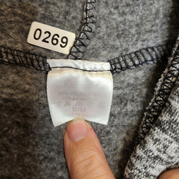 Gray Texas Zip Up Hoodie Jacket S/M with Orange Lettering. Colligate - Picture 2 of 8